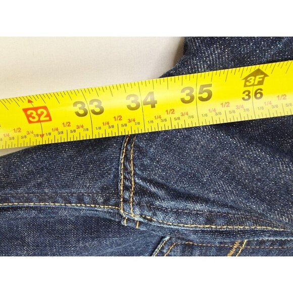 American Eagle Outfitters Size 36X34 Mens Relaxed Blue Denim Logo Cotton Jeans - Picture 6 of 11